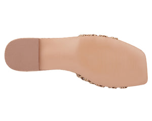 Women's Bronze Flat Sandals