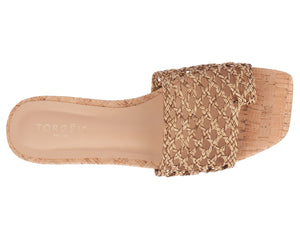 Women's Bronze Flat Sandals